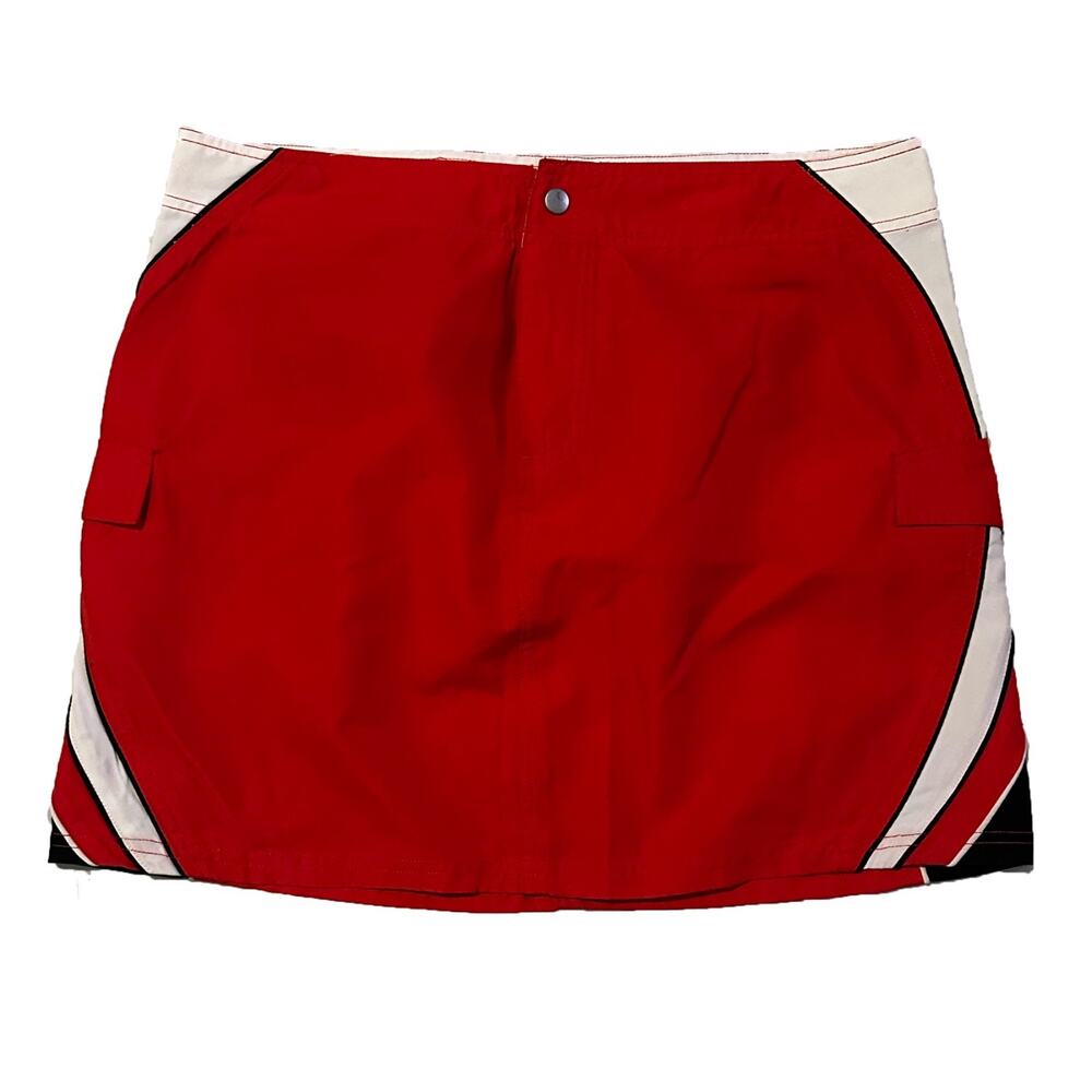 Women’s (12) Red White Black Athletic Skort Golf Tennis Pickleball Sport Skirt